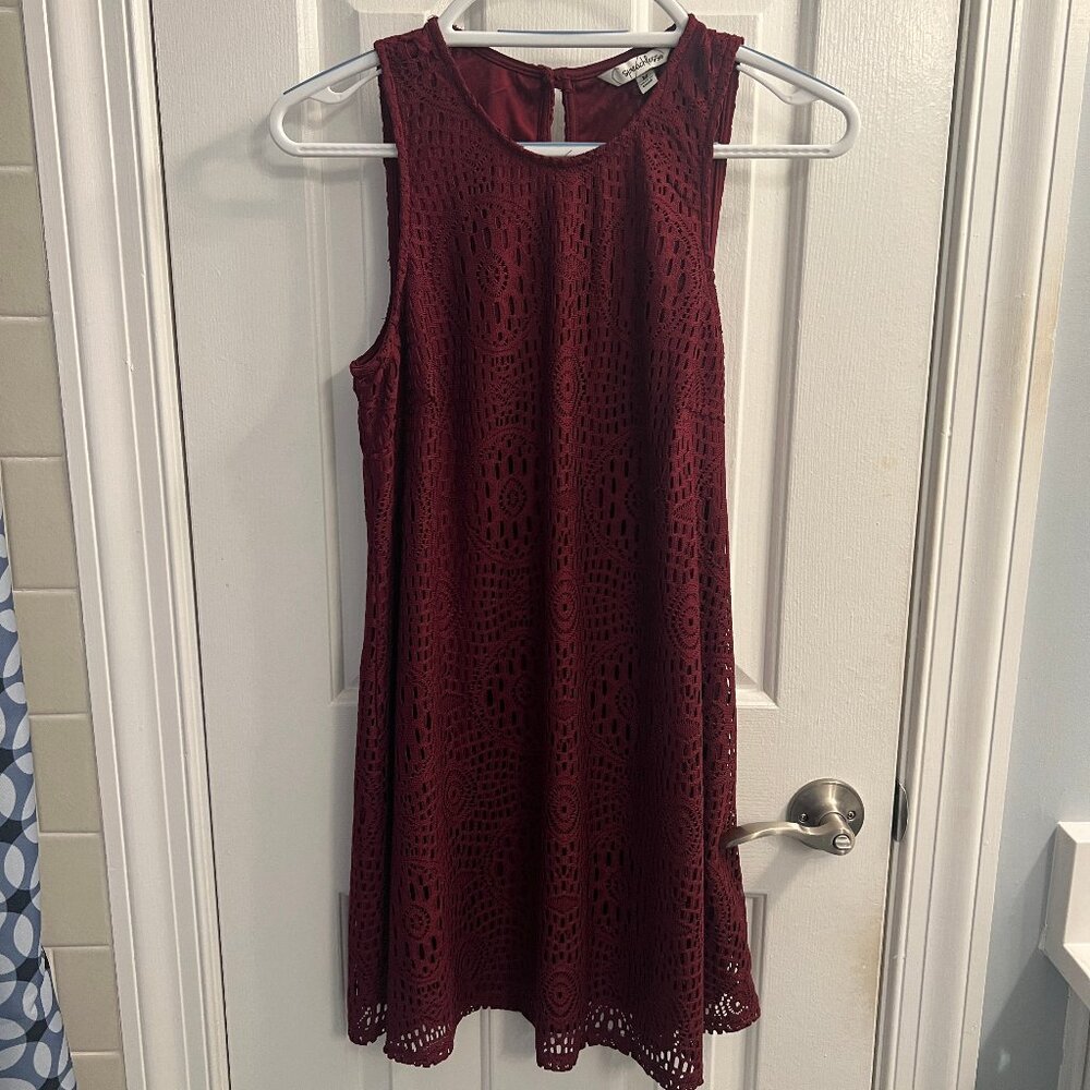 Speechless burgundy mini dress size M